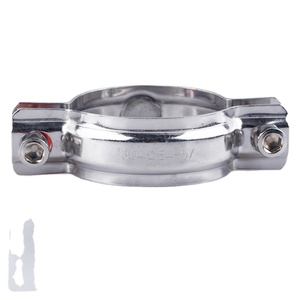 Colgador de baja presión de acero inoxidable de grado alimenticio, liso, sanitario, antisacudidas, aséptico y estéril para tubos ovalados, para uso en campo de cultivo de caracoles - Product Image 5