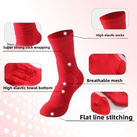 Kaos Kaki Olahraga Lari Basket Elite Grosir, Kaos Kaki Latihan Berbantalan Terry Empuk untuk Wanita Pria Teknik Rajutan Musim Semi