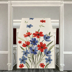 Ensemble de napperons et de sets de table en dentelle crochetée brodée, style rustique européen chic, imprimé rustique, pour la maison et l'hôtel - Product Image 2