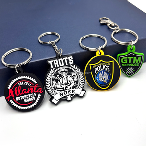 Nhà Máy Bán Buôn Giá Rẻ Tùy Chỉnh Xe Móc Chìa Khóa Tùy Chỉnh Cá Nhân Vòng Chìa Khóa Logo Keychain Cao Su Keychain Llaveros Personalizados - Product Image 1