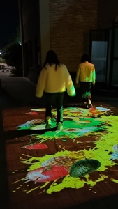 Xách Tay Tương Tác 3D Holographic Chiếu Sàn Đầy Đủ HD 1080P Tự Động Tập Trung Được Xây Dựng Trong Loa Di Động Trò Chơi Máy Chiếu Tất Cả Trong Một - Product Image 6