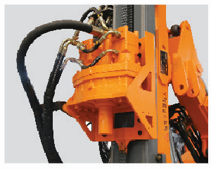 Plataforma perforadora DTH ZEGA hidráulica montada sobre orugas plataforma de perforación DTH cabeza giratoria núcleo minero de perforación de roca - Product Image 4