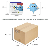 Robot de dessin interactif en plastique avec instructions étape par étape, jouet artistique éducatif rechargeable