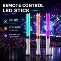 Équipement d'éclairage pour spectacles en direct Longstargift, télécommande, bâton lumineux LED pour événements