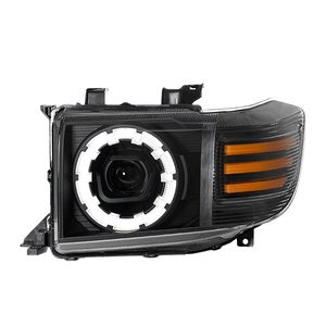 02-23 para LC75 Modificación del conjunto de faros estilo Flor de Ciruelo, Luz diurna LED de 12V, Lente de señal de giro secuencial - Product Image 1