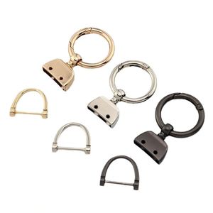 Custom Coin Holder Keychain Stainless Steel Rotating O-Ring Clasp Lightweight Hard-Wearing Accessories - Product Image 4