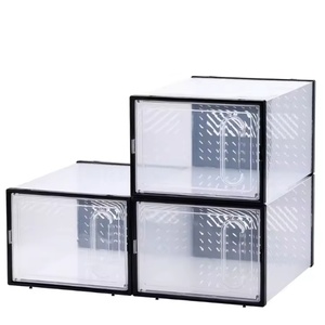 Manufacturer Custom Clear <b>Plastic</b> Stackable Foldable Modern Living Room Shoe <b>Rack</b> for Home Furniture and Outdoor Use - Product Image 1