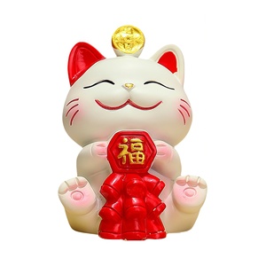 Figura Decorativa de Gato de la Suerte para Cabina de Camión, de Alta Calidad, 5.7cm*2.5cm*4.6cm, Varios Estilos Disponibles - Product Image 5