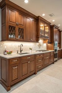 Gabinetes de Cocina <span class=keywords><strong>Prima</strong></span> con Cuerpo de Madera Sólida <span class=keywords><strong>Natural</strong></span> Pintada, Acabado con Pintura Ecológica <span class=keywords><strong>y</strong></span> Encimera de Piedra - Product Image 2