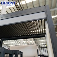 Pergola en aluminium à prix de gros, livraison rapide, pergola motorisée murale, système de pergolas motorisées à vendre