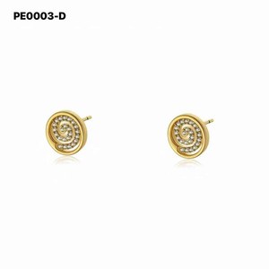 Pendientes de Moda con Circonita PE0003 para Mujer, Joyería de Alta Calidad - Product Image 2
