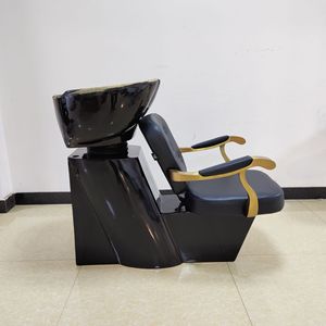 Sillón moderno para lavado de cabello con respaldo, silla duradera de PU para lavado de cabello, estación de lavado para salón de belleza y spa - Product Image 6