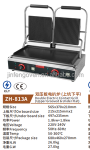 Plancha Eléctrica Comercial <span class=keywords><strong>de</strong></span> <span class=keywords><strong>Hierro</strong></span> Fundido para Sándwiches, Paninis y Grill - Product Image 3