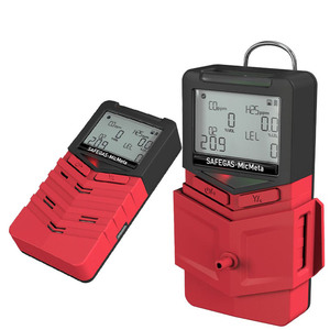 Détecteur de gaz Safegas 6-en-1 (O2/H2S/CO/LEL/CO2) / WiFi IP66/IP68 Haute Précision Rouge Portable Léger pour Usage Industriel - Product Image 4
