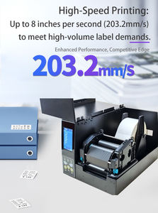 300dpi 직접 열전사 및 열전사형 UHF/HF RFID 바코드 라벨 프린터, 8IPS 속도, 재고 있음 - Product Image 4