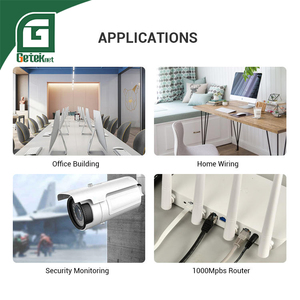 Geteknet ODM OEM nhà máy 20cm vượt qua <span class=keywords><strong>Fluke</strong></span> RJ45 Mạng LAN Ethernet Internet Patchcord vá Dây cáp cho tòa nhà văn phòng - Product Image 5