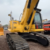 Bon prix, excavatrice sur chenilles hydraulique Komatsu PC200 PC220 de 20 tonnes d'occasion avec certificat EPA CE