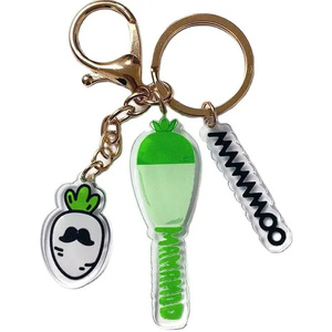 Stray Kids TWICE ATEEZ BIG BANG <span class=keywords><strong>MAMAMOO</strong></span> Idol acrílico llavero Felix coche llavero colgante bolsa accesorios MOMO SAN Fans regalo L04 - Product Image 3