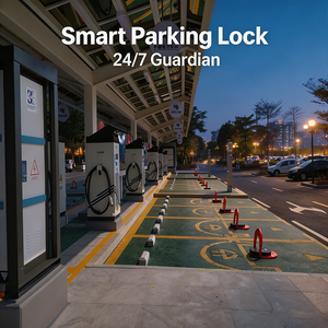 Electric <b>Remote</b> Control Parking Bollard Durable Space <b>Lock</b> For Community Commercial Parking Lot Management System - Product Image 1