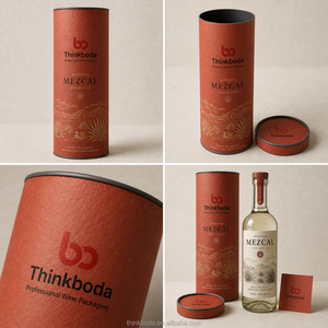 Caja de Almacenamiento Vertical para <span class=keywords><strong>Mezcal</strong></span> en Forma de Tubo de Papel, Tapa Extraíble, Cavidad Interior Vací<span class=keywords><strong>a</strong></span>, para Regalos Temáticos Mexicanos - Product Image 3
