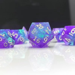 <span class=keywords><strong>Super</strong></span> september Dungeon et dragon dés rpg résine dnd dés tranchants dés - Product Image 3