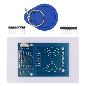 โมดูลไร้สาย <span class=keywords><strong>Gintech</strong></span> RFID IC รุ่น MFRC-522 RC-522 RC522 แบบติดตั้งบนแผงวงจร  ตัวเขียนและอ่านค่าคีย์ IC แบบ SPI สำหรับบัตร IC  ใช้กับ Arduino - Product Image 2