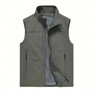 Design Custom Embroidery Logo Polar Fleece Vest <b>Jacket</b> with Full Zip Design <b>Workers</b> Volunteer Summer Warm Uniforms - Product Image 5
