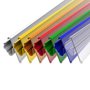 Prix d'usine Hookei Bandeaux porte-étiquettes en PVC à clipser pour supermarché, plusieurs tailles disponibles - Product Image 5
