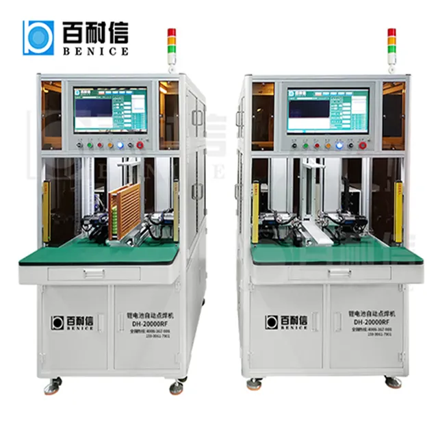 Máquina de soldadura neumática de punto único de alta precisión de laboratorio de marca BENICE para investigación de batería cilíndrica