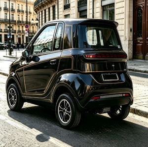 Voiture électrique mini L6e homologuée norme européenne, deux places, vitesse 45 km/h, moteur 3 kW entièrement personnalisable, faible coût d'exploitation - Product Image 3