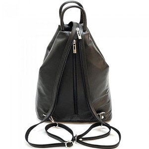 Elegant Genuine Leather <b>Backpack</b> for Women Durable Stylish Daypack with Multi Compartment Zipper Storage for School Travel - Product Image 6