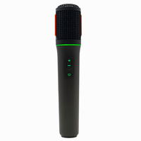 Microphone sans fil portable 2,4 GHz Plug & Play avec récepteur audio pour KTV et soirées – Système de microphone sans fil