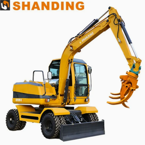 Promotion Exceptionnelle : Mini-Excavatrice sur Roues 8-9 Tonnes avec Grappin à Bois pour la Vente - Product Image 2