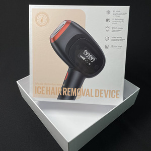 Logo imprimé personnalisé en papier revêtu, produit en carton, couvercle rigide et Base, boîte d'emballage cadeau pour dispositif d'épilation pour femmes - Product Image 4