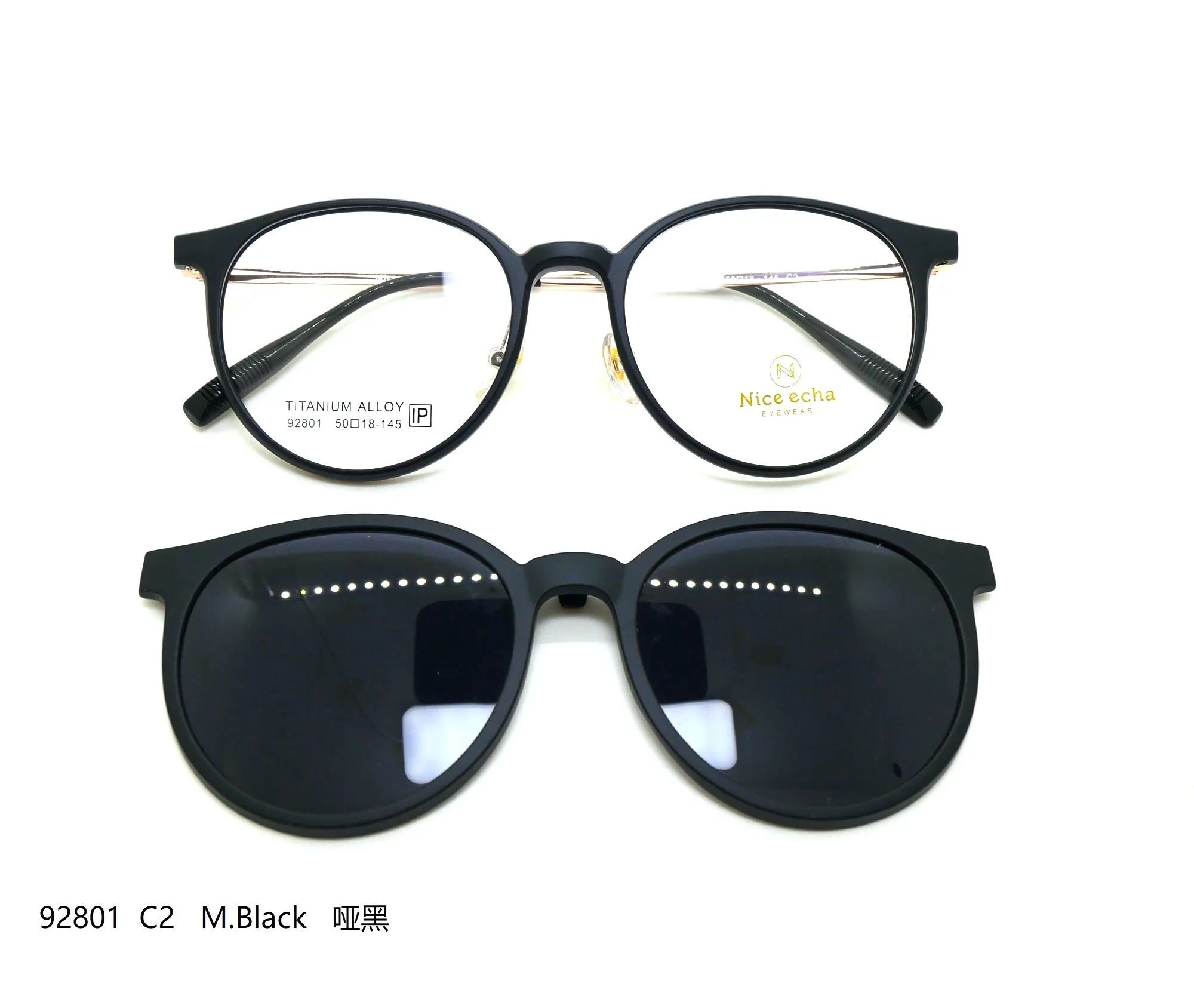 メガネメーカー眼鏡卸売メガネ92801 ECHA卸売のマグネットクリップ