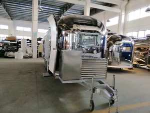 Camioncino per Fast Food in Acciaio Inox a Forma di Caterpillar con Alimentazione 220V per Hotel e Uso Domestico - Product Image 2