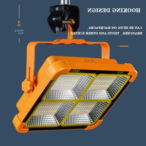 Đèn pha LED năng lượng mặt trời 6V 200W sạc USB, bán buôn nhà máy, dùng ngoài trời, cắm trại - Product Image 4