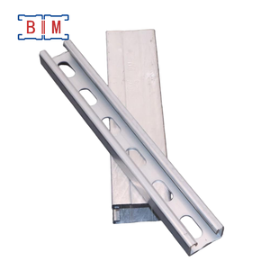 高品质电镀锌槽钢 P3300 1-5/8 X <span class=keywords><strong>13</strong></span>/16 英寸 41X21X2.5mm 钢材 - Product Image 1