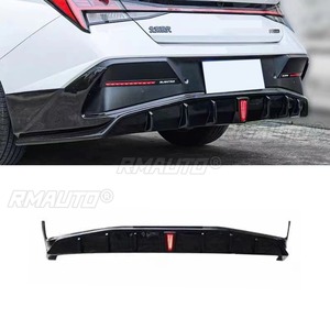 Aileron de coffre arrière, jupes latérales, lèvre de pare-chocs avant, aileron de toit pour Hyundai Elantra 2023-2024 Kit carrosserie Accessoires automobiles - Product Image 6
