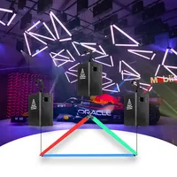 Tube lumineux cinétique triangulaire LED de haute qualité pour scène de club DJ, éclairage RGB coloré, contrôle DMX512, indice de protection IP55