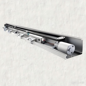 Hệ thống cửa công nghiệp thương mại cửa trượt tự động Hợp kim nhôm động cơ không chổi than giá thấp cửa kính mở kho - Product Image 1