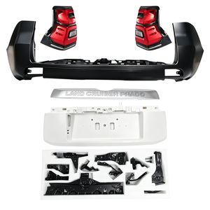Kit de Carrocería Facelift para <span class=keywords><strong>Toyota</strong></span> <span class=keywords><strong>Land</strong></span> <span class=keywords><strong>Cruiser</strong></span> <span class=keywords><strong>Prado</strong></span> FJ150 2018 2019 <span class=keywords><strong>2020</strong></span> 2021, Parachoques Delantero y Trasero, Mejora de Carrocería - Product Image 3