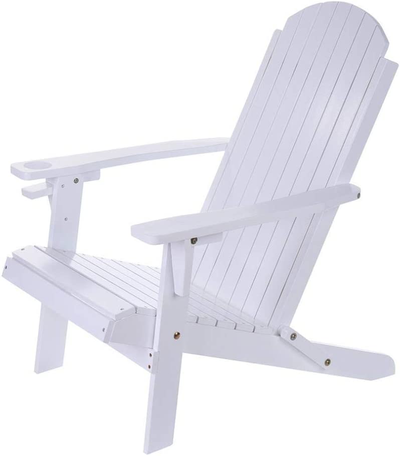 Палуба для патио, палуба для сада, заднего двора, складной и Наклонный стул Adirondack, складной водонепроницаемый