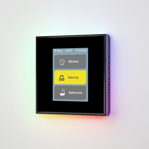 Lanbon nhà thông minh tuya LCD hiển thị ZigBee & Wifi chuyển đổi thông minh cuộc sống ánh sáng tường chuyển đổi hỗ trợ Alexa <span class=keywords><strong>Google</strong></span> điều khiển bằng giọng nói - Product Image 5