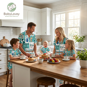 Babylovey OEM, Pijamas Familiares <span class=keywords><strong>a</strong></span> Juego de Viscosa de Bambú Suave con Logotipo Personalizado, Ropa de Dormir Premium para <span class=keywords><strong>Padres</strong></span> e Hijos - Product Image 3