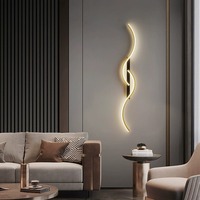 Nouveau design de lampe murale LED créative pour chambre à coucher et salle à manger-Veilleuse décorative simple et moderne pour fond de lit