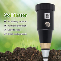 Testeur de sol portable 2-en-1 pour la mesure du pH et de l'humidité, sonde courte et pointue