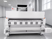 Printer DTF Industri dengan 12 Printhead Epson I3200, Sistem DTF All-in-One dengan Proses Pengguncangan & Pengeringan Bubuk Otomatis