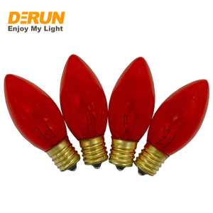 C7 C9 kỳ nghỉ nến chuỗi Bóng Đèn 7W 15W E17 đỏ xanh xanh vàng đầy màu sắc giáng sinh trang trí bóng đèn sợi đốt, INC-C9 - Product Image 1