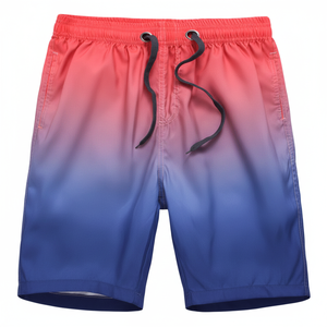 Men's Swim <b>Shorts</b> Summer Fashion-Printed <b>Zipper</b> <b>Pockets</b> Beach <b>Shorts</b> Gym Workout Custom Sublimation <b>Shorts</b> - Product Image 1